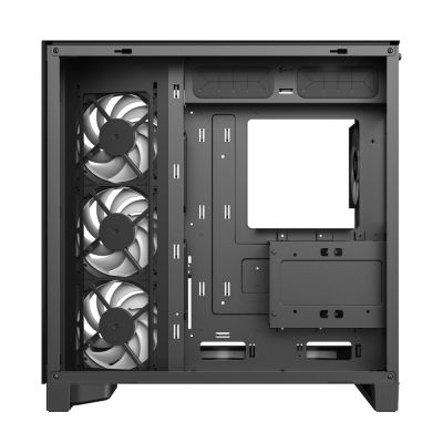 11. GameMax NEX C56 BK zabezpieczenia & uchwyty komputerów Midi Tower Czarny