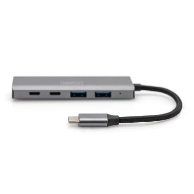 4. Digitus Koncentrator USB-C 4-portowy, 2 x USB A i 2 x USB-C