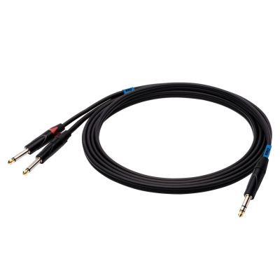 2. SSQ JSJM2 - kabel Jack stereo - 2x Jack Mono 2 metrowy