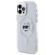 2. Etui Karl Lagerfeld IML Metal Choupette Head MagSafe na iPhone 12 - białe