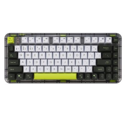 9. ASUS Jelly75 KD201 KEYBOARD/VT-GN/GE/83 klawiatura Uniwersalne USB + RF Wireless + Bluetooth Wielobarwny