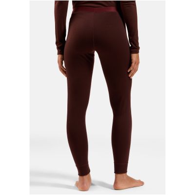 3. Legginsy termoaktywne damskie ODLO Merino 200 BL Bottom Long brązowe