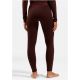 3. Legginsy termoaktywne damskie ODLO Merino 200 BL Bottom Long brązowe