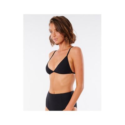 9. Biustonosz kąpielowy RIP CURL Premium Surf Banded Fixed Tri czarny