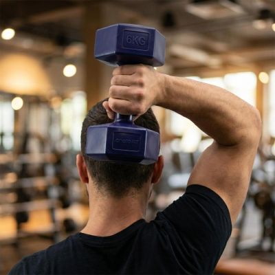 16. ZESTAW HANTLI KOMPOZYTOWYCH 2x6 KG ENERO FIT