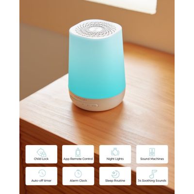 5. MOMCOZY inteligentny generator dźwięków dla niemowląt – sterowanie przez aplikację 0