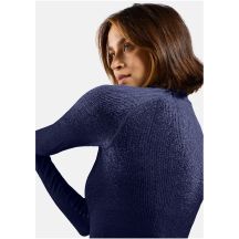 Bielizna termoaktywna z długim rękawem Odlo BL TOP turtle neck l/s half zip PERFORMANCE WARM BLACKCOMB niebieska