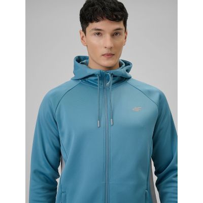 6. Bluza treningowa regular z kapturem męska 4F 4FRSS26TFSWM0958-32S
