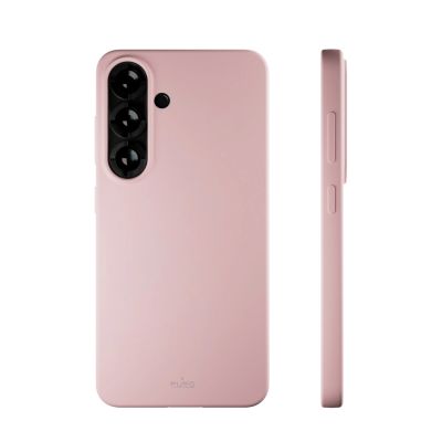 7. Etui silikonowe Puro Icon do Samsung Galaxy S25 - różowe