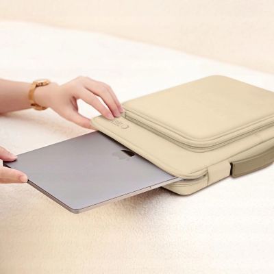 8. Torba Tech-Protect Basic Bag na laptopa 15-16" - beżowa