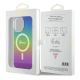 8. Etui Guess IML Iridescent MagSafe na iPhone 15 Pro - czarne