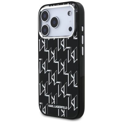 2. Etui Karl Lagerfeld IML KL Monogram MagSafe na iPhone 17 Pro - czarne
