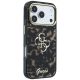 4. Etui Guess IML 4G Script Metal na iPhone 17 Pro Max / 18 Pro Max - czarno-brązowe