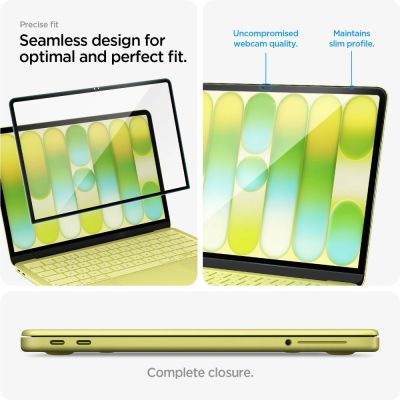 9. Szkło hartowane Spigen Glas.tR Slim FC na MacBook Neo 13" 2026 - czarne