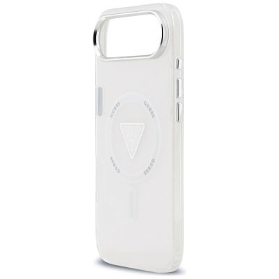 6. Etui Guess IML Gradient Triangle Logo MagSafe na iPhone Air - przezroczyste