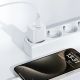 5. Ładowarka sieciowa Acefast A73 Mini PD 20W GaN + kabel USB-C - biała