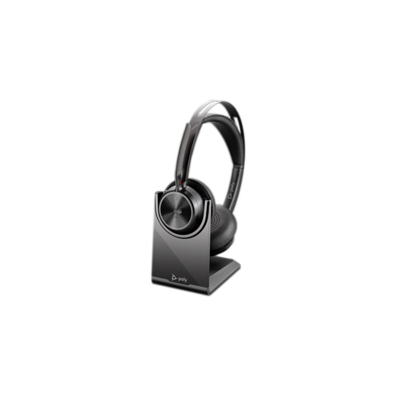 109. Słuchawki Poly Voyager Focus 2-M USB-C-C Headset USB-C/A Adapter Charging Stand No localization Retail Packaging