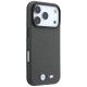 4. Etui BMW M Quadrille Kevlar Metal Logo MagSafe na iPhone 17 Pro / 18 Pro - szare