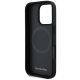 7. Etui Mercedes MB Blue Line Leather MagSafe na iPhone 16 Pro Max - granatowe