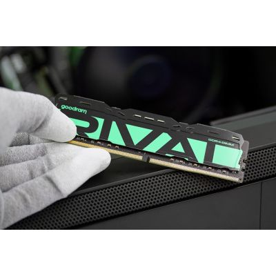 8. DDR4 32GB 3200MHz UDIMM goodram RIVAL Radiant Green