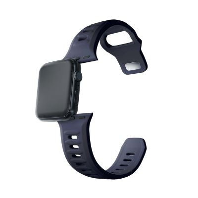 9. Pasek silikonowy 3mk Silicone Watch Strap do Apple Watch 38 / 40 / 41 mm -szary