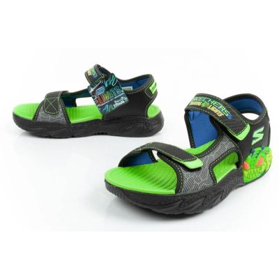 19. Sandały Skechers Jr 400614L/BKLM