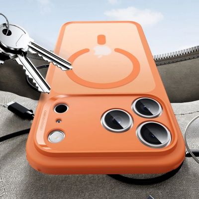 7. Etui ESR Classic Hybrid MagSafe na iPhone 17 Pro Max - przezroczysto-pomarańczowe