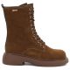 2. Skórzane botki damskie workery zamszowe camel Big Star UU274611