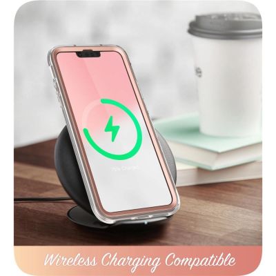 5. Etui Supcase Cosmo na iPhone 14 Plus - różowy marmur