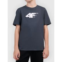 T-shirt z nadrukiem chłopięcy 4F 4FJWAW26TTSHM3515-23S