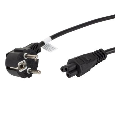 LANBERG KABEL ZASILAJĄCY DO LAPTOPA CEE 7/7 -> C5, 1.8M (MIKI/KONICZYNKA)