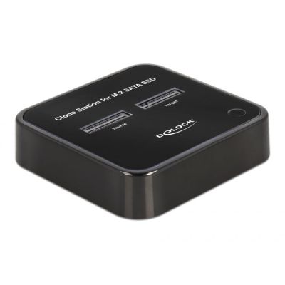 DeLOCK Stacja dokująca M.2 dla 2 x M.2 SATA SSD z funkcją klonowania