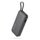 Powerbank Cuktech CUKP200NGLDG 55W 20000mAh z wbudowanym kablem USB-C - szary