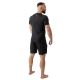 40. Rashguard krótki rękaw czarny BlackRS - S