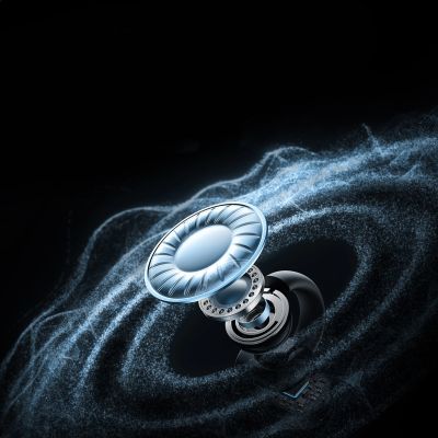 3. Słuchawki bezprzewodowe Ugreen HiTune S3 WS209 TWS - czarne