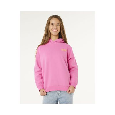 Bluza dziewczęca RIP CURL Surf Puff Hood-Girl różowa
