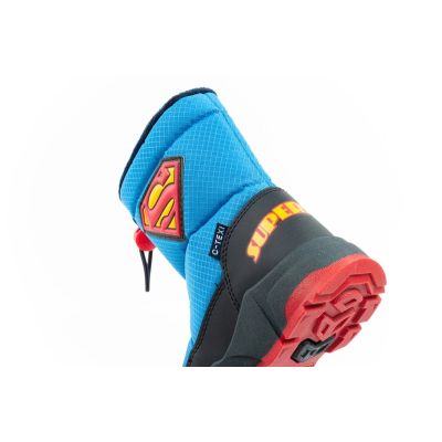 7. Leomil buty zimowe śniegowce dziecięce Superman ciepłe dla chłopca