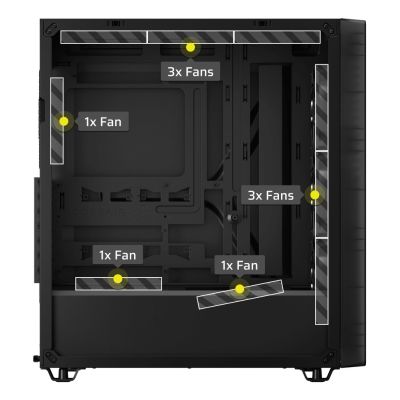 15. Obudowa Corsair 3200D RS ARGB Mid-Tower Smoked