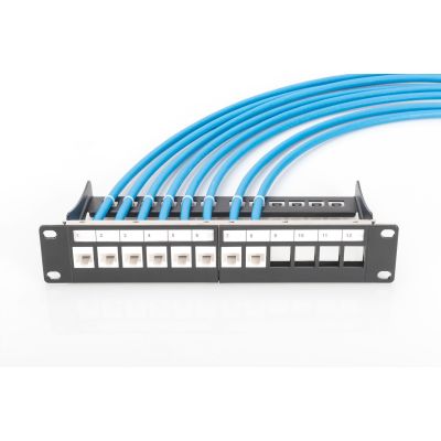 8. Digitus Kabel instalacyjny kat.6A, U/UTP, Dca, AWG 23/1, LSOH, 500m, niebieski, szpula