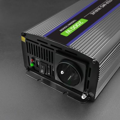 9. Qoltec Przetwornica napięcia Monolith 2000 MS Wave | 12V na 230V | 1000/2000W | USB