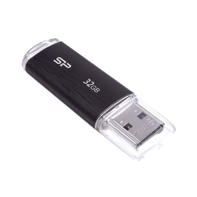 4. Pendrive Silicon Power Ultima U02 32GB USB 2.0 kolor czarny (SP032GBUF2U02V1K)