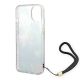 6. Etui Guess Flower Strap na iPhone 14 Plus - niebieskie