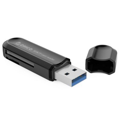7. Czytnik kart pamięci Orico CRS21 USB 3.0 SD i microSD - czarny