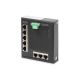 20. Switch Ethernet Gigabit 8-portowy, montaż DIN, rozszerzony zakres temp.