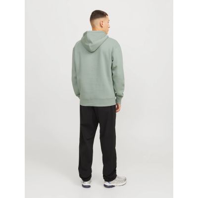 3. Jack&Jones męska bluza z kapturem JJESTAR BASIC SWEAT HOOD NOOS 12208157 ICEBERG GREEN