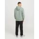 3. Jack&Jones męska bluza z kapturem JJESTAR BASIC SWEAT HOOD NOOS 12208157 ICEBERG GREEN
