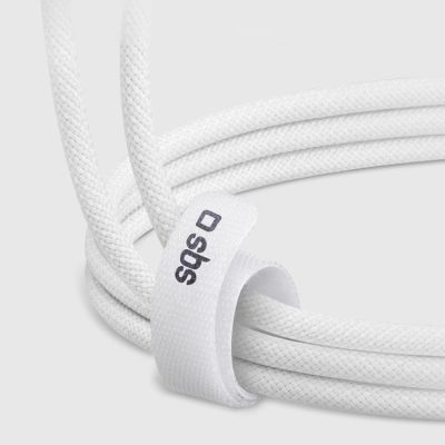 8. Kabel SBS TECABLETISSUETCCG USB-C - USB-C 1,5m 60W w oplocie - szary