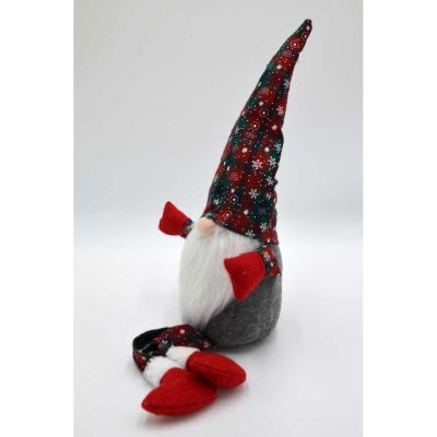 8. SKRZAT DEKORACYJNY 30+20CM KRATA ZIELONA CZERWONA