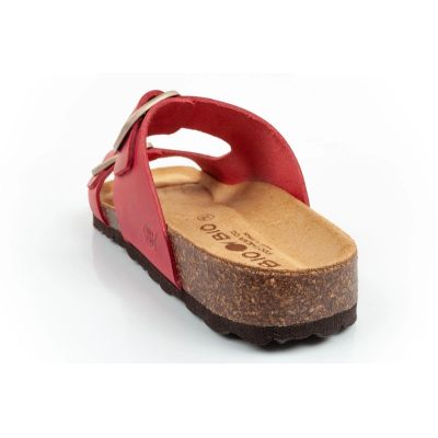 4. Bio Bio Buty laczki damskie klapki profilowane skóra naturalna
