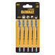 2. Brzeszczot do wyrzynar.do cięcia metalu 5szt DEWALT